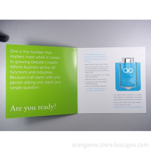 Full Printing Paper USB Webkey with Custom Logo